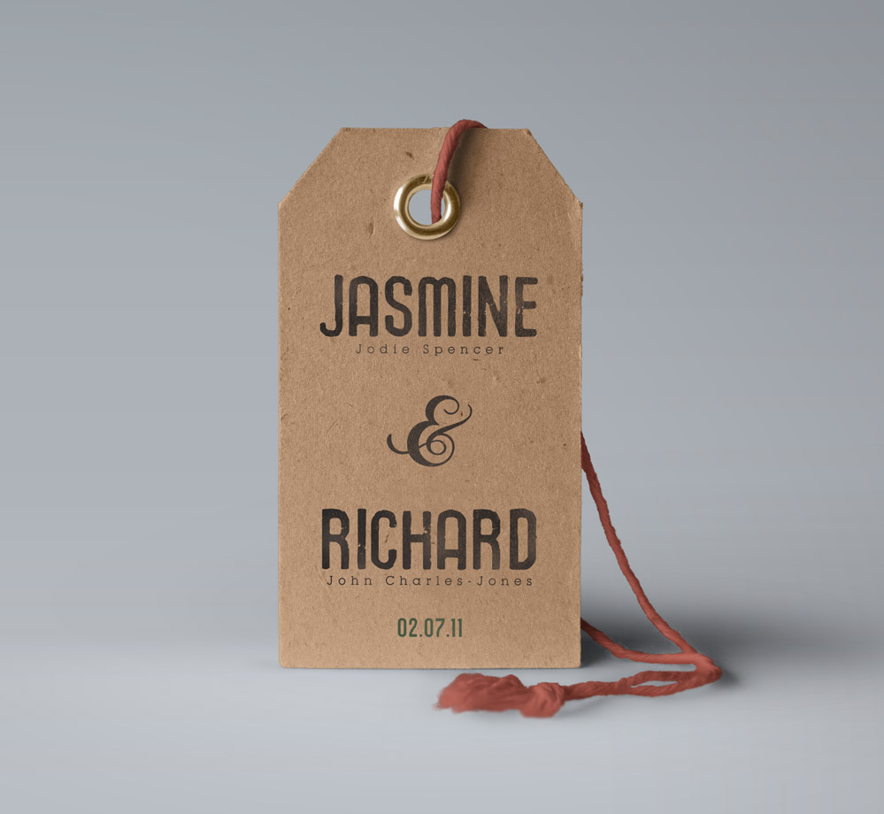 Jasmine & Richard Wedding Tag